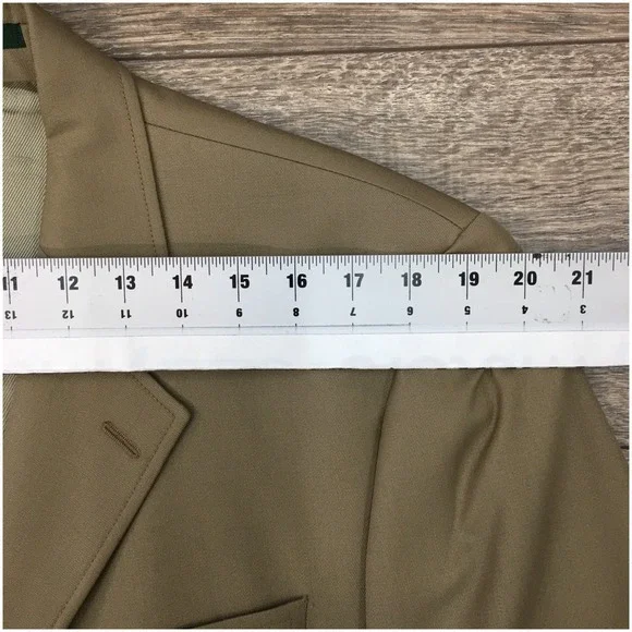 VINTAGE RALPH LAUREN Mens Wool Blazer Sport Coat Casual Jacket Size 42R Suit